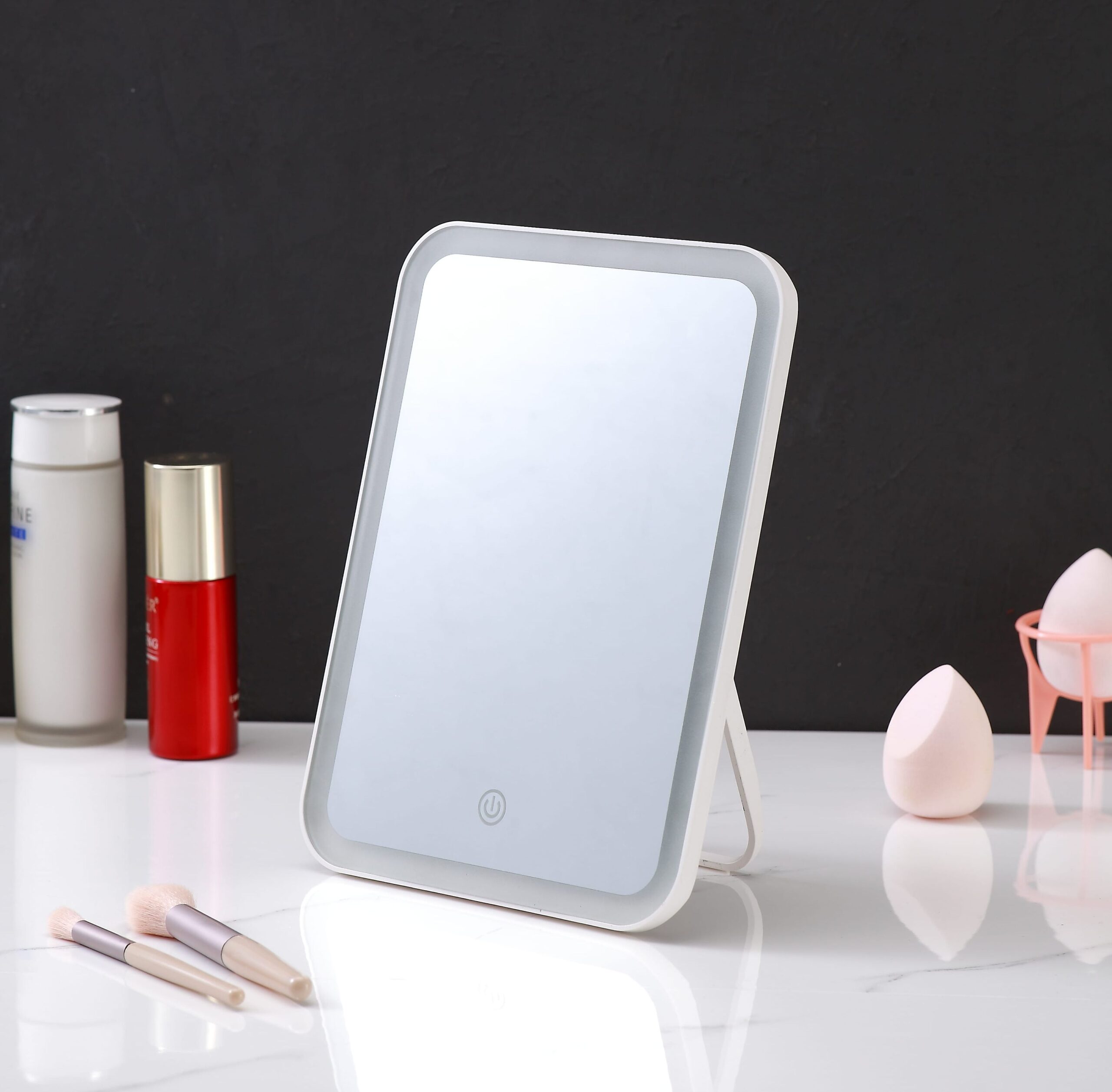 KW032 led table mirror with hidden adjustable support - 图片 12