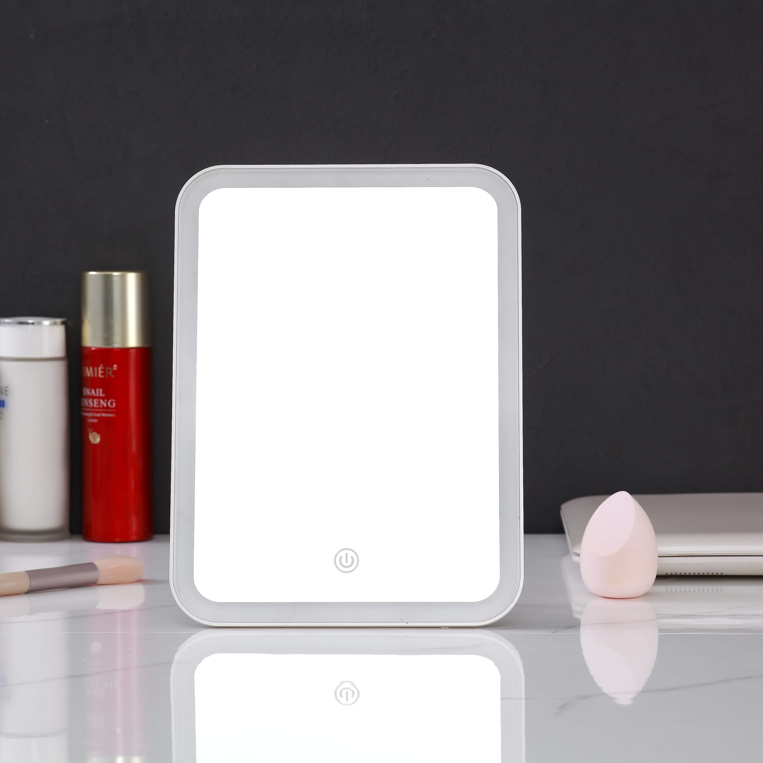 KW032 led table mirror with hidden adjustable support - 图片 7