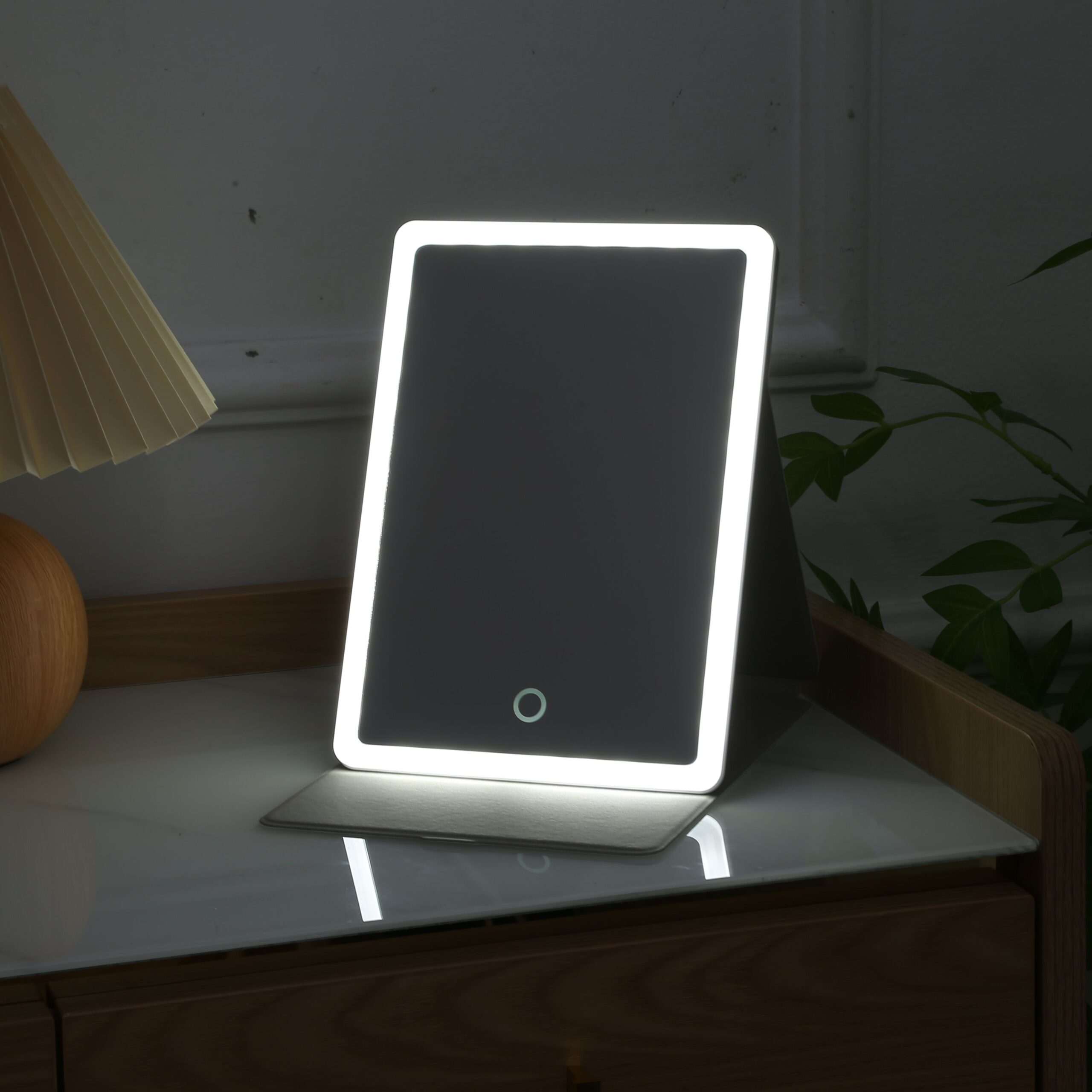 KW063S Foldable Portable Pocket Mirror with PU Case - 图片 13