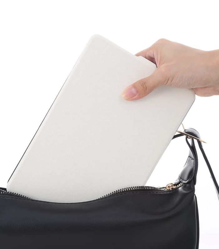 KW063 XL Foldable Portable Pocket Mirror with PU Case - 图片 3