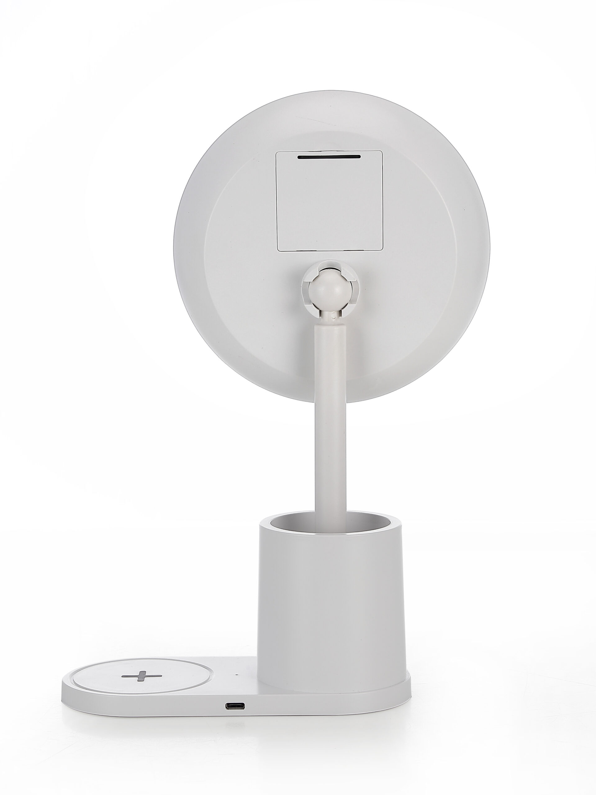 Round Makeup Mirror with wireless charging Base KW022S - 图片 4