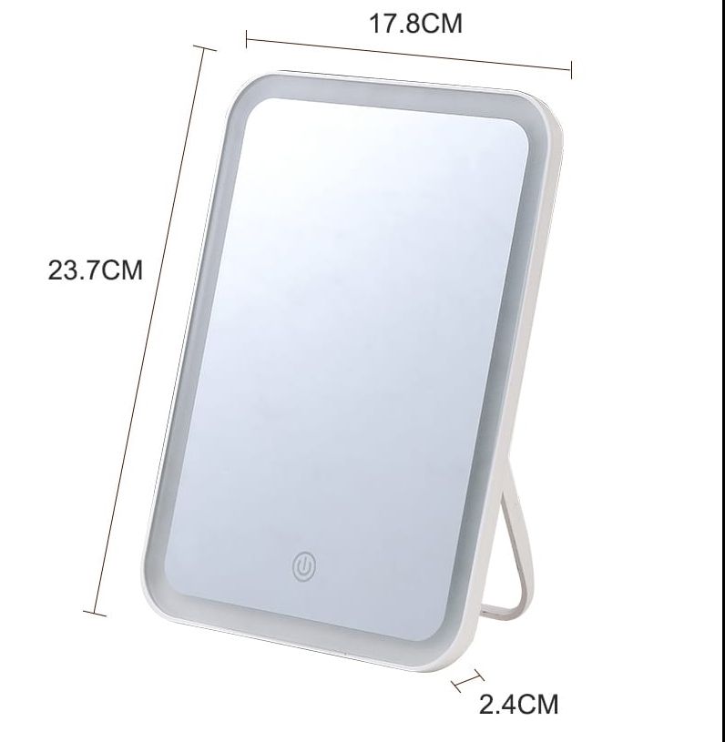 KW032 led table mirror with hidden adjustable support - 图片 8