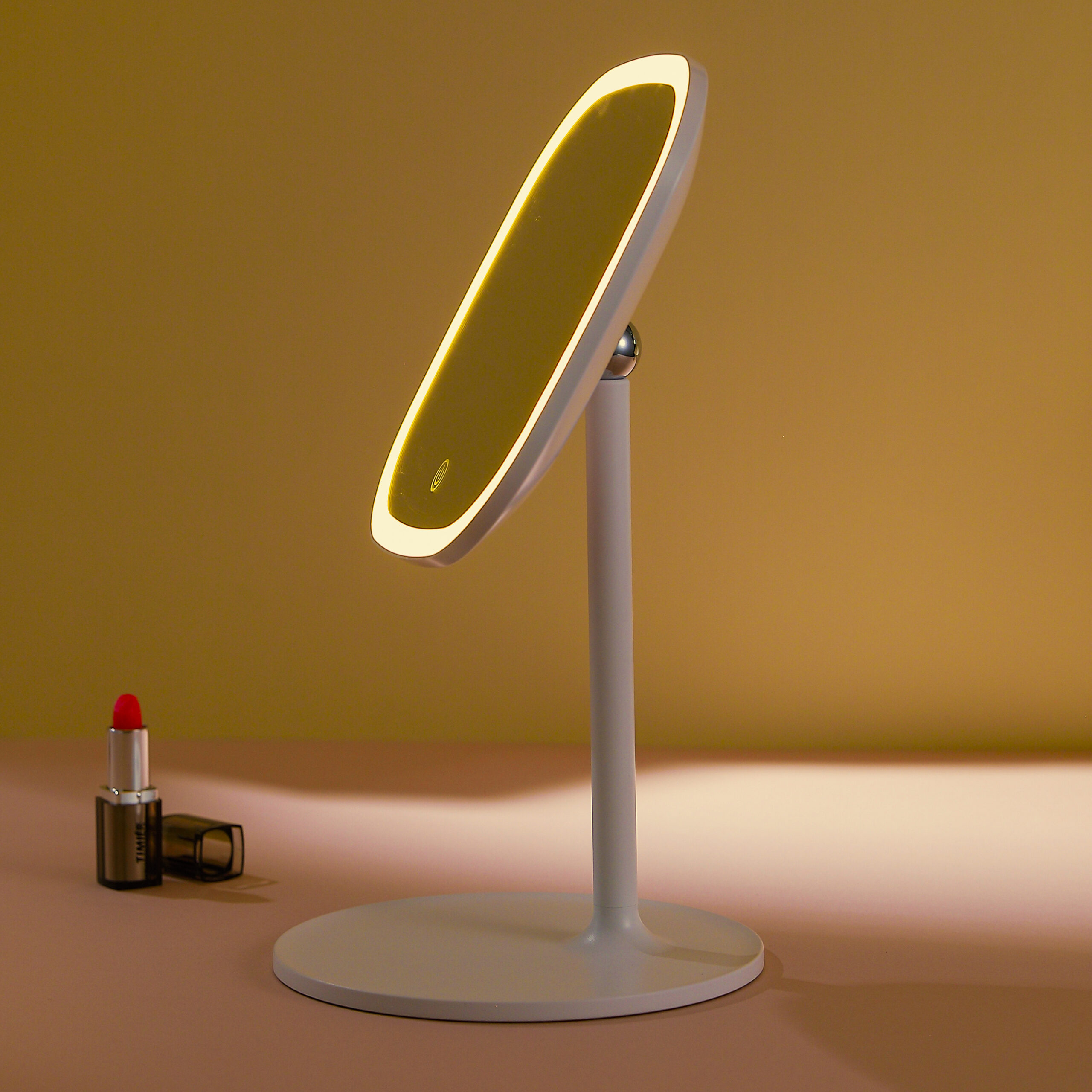 KW036A Square LED Desktop Mirror - 图片 6