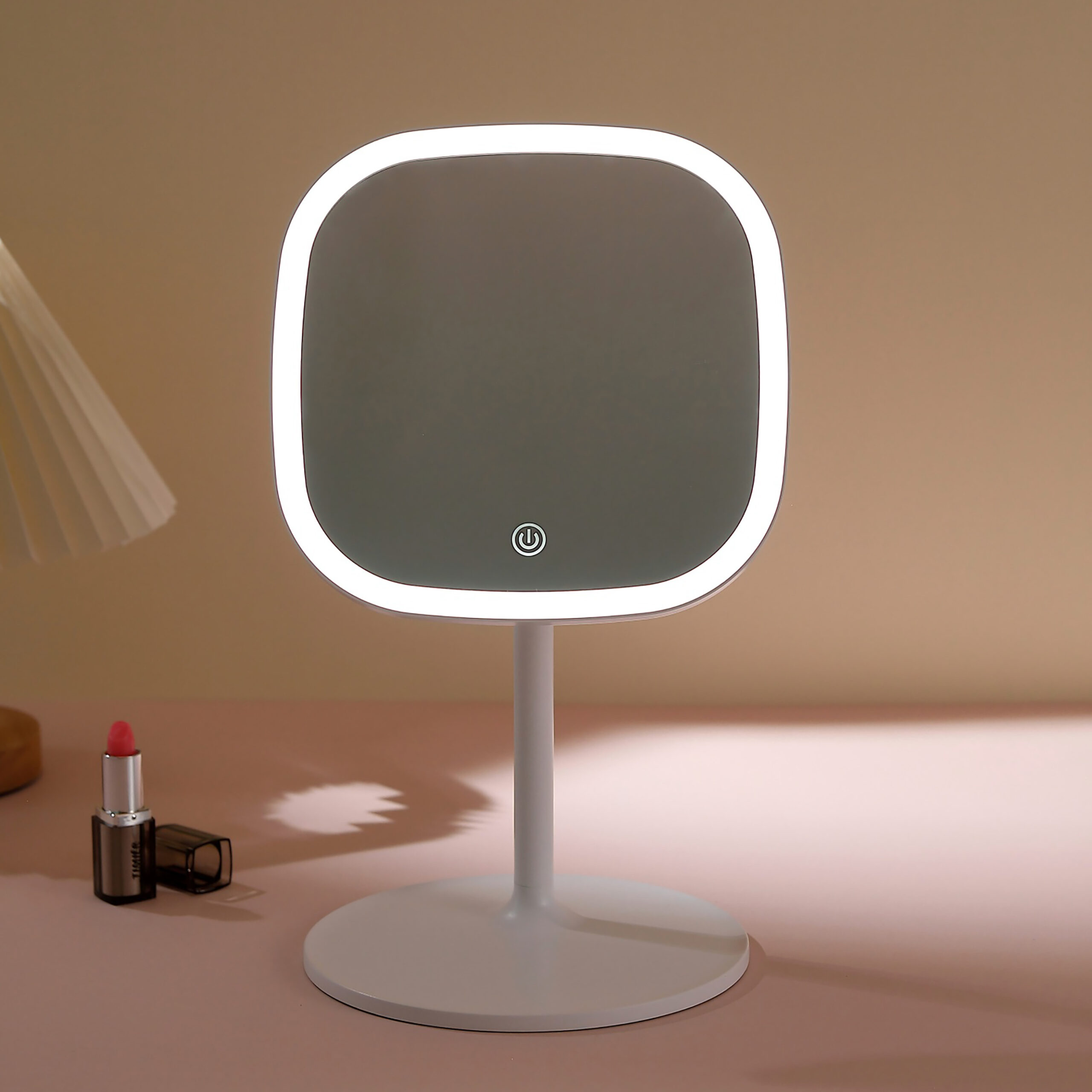 KW036A Square LED Desktop Mirror - 图片 8