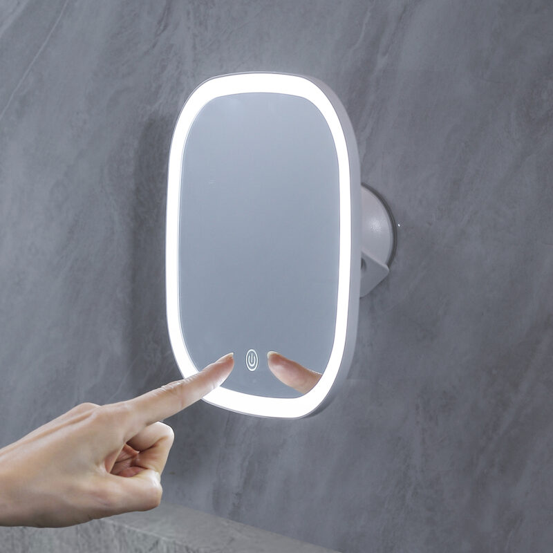 KW036B Sucker suction shower mirror