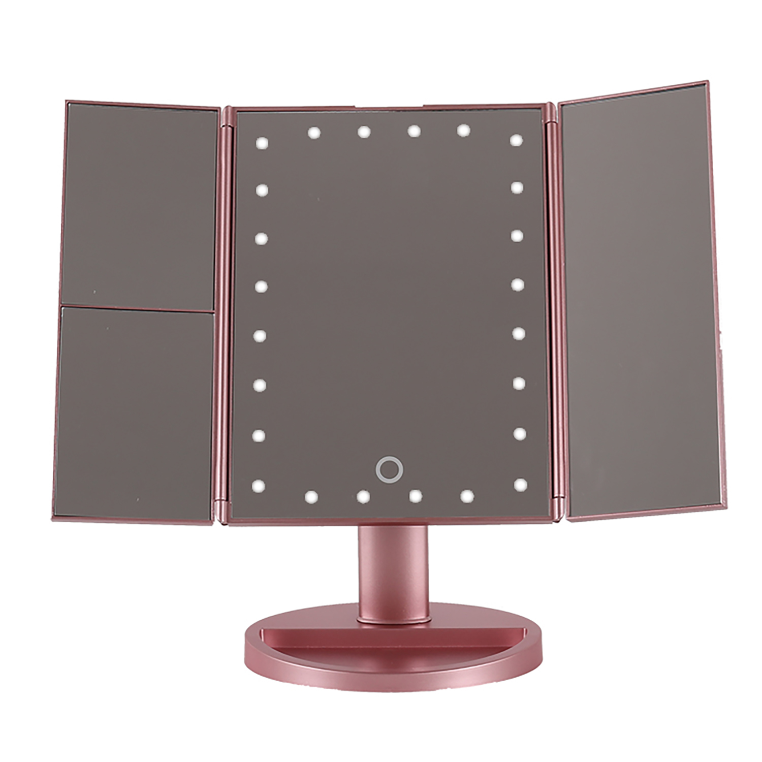 KW034B 24 led lights desktop Tri-fold mirror - 图片 2