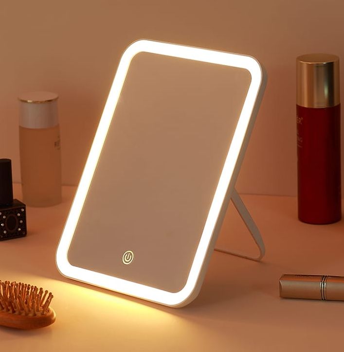 KW032 led table mirror with hidden adjustable support - 图片 6