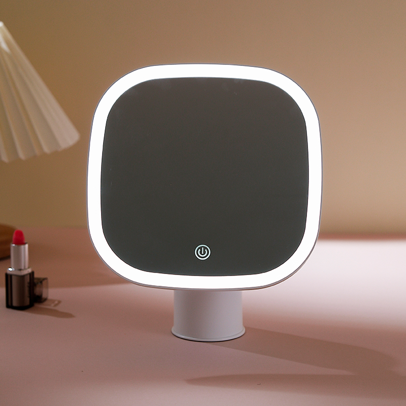 KW036Z Round LED Desktop Mirror