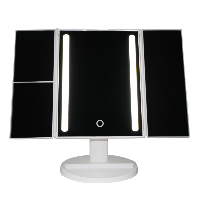 KW034B 24 led chips in strips desktop Tri-fold mirror - 图片 4